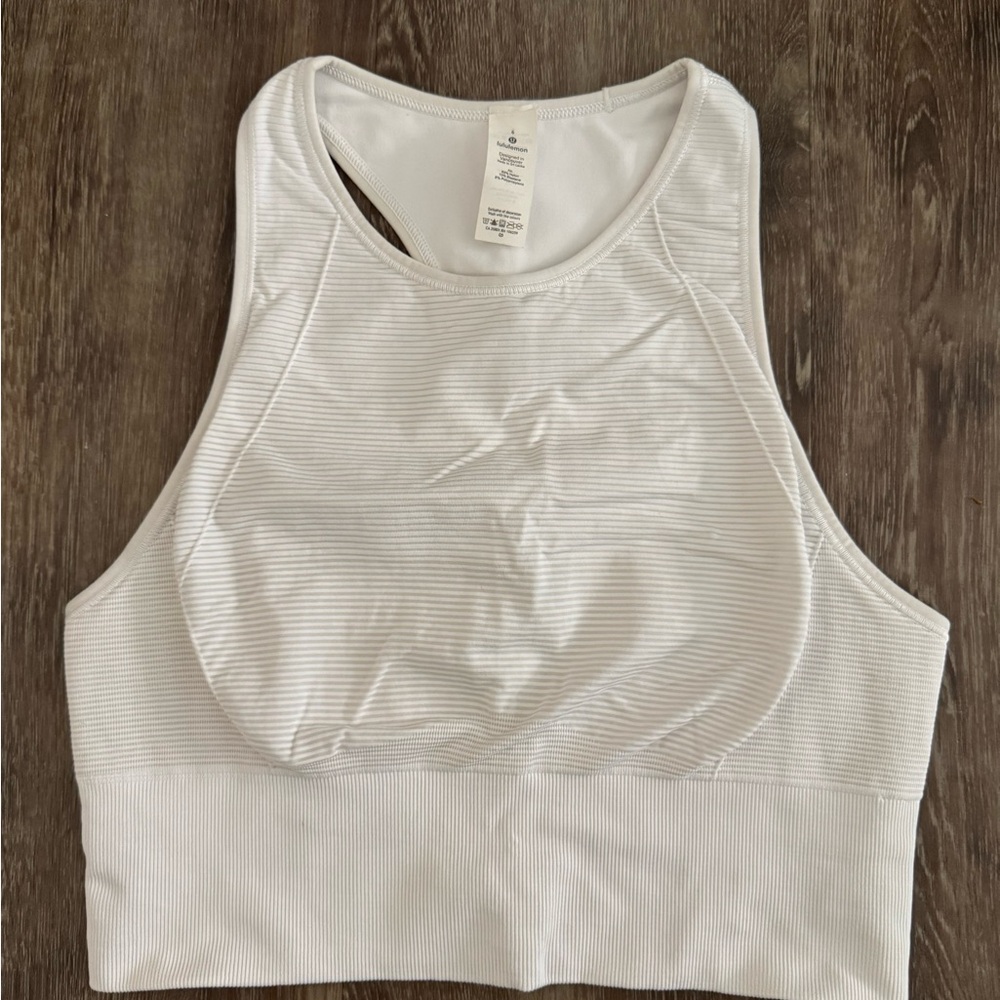 Lululemon Athletica White Sports Bra